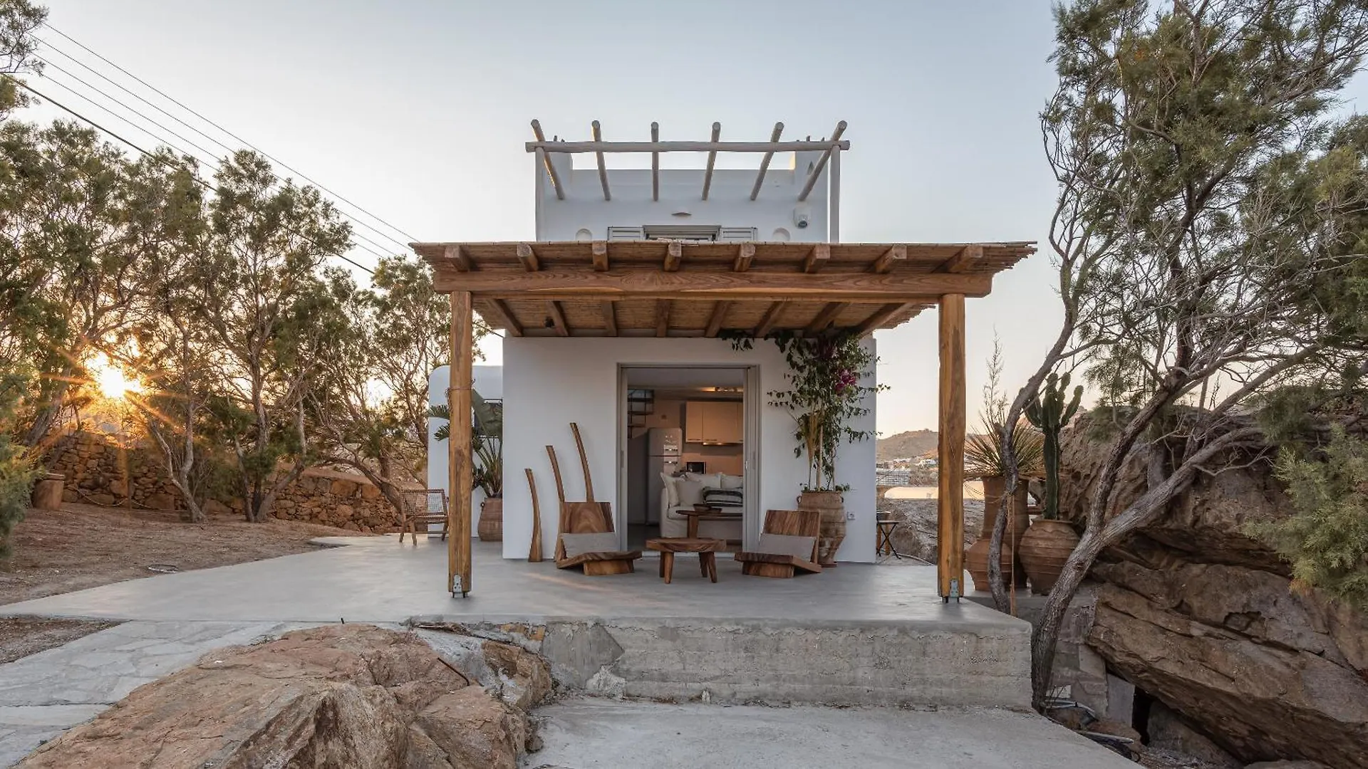公寓 Saint Anna Villas Mykonos By Aura Homes Mykonos Town